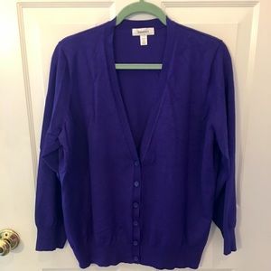 Beautiful rich purple cardigan